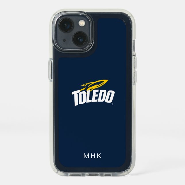 Toledo Rockets | Monogram Speck iPhone 13 Case (Front)