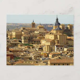 Toledo Skyline Spain Postcard