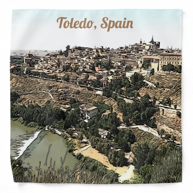 Toledo, Spain Bandana (Front)