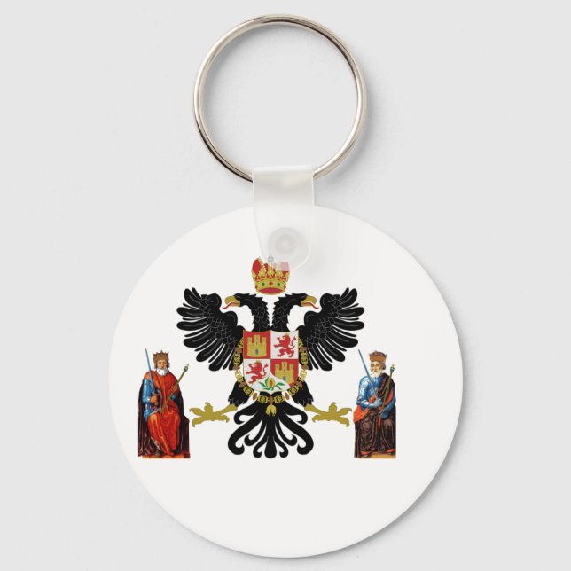 Toledo (Spain) Coat of Arms Keychain (Front)
