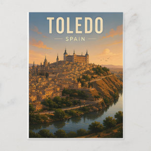 Toledo Spain Medieval Old Town Heritage Travel 🏰 Postcard