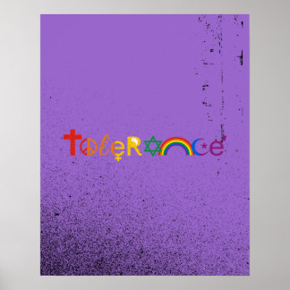 TOLERANCE PRIDE -.png Poster