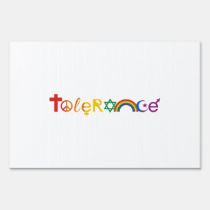 TOLERANCE PRIDE -.png Yard Sign