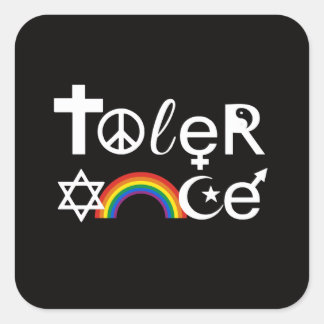 TOLERANCE SQUARE STICKER