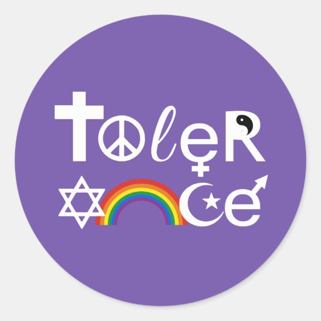 TOLERANCE T-Shirt Classic Round Sticker (Front)