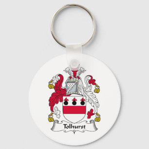 Tolhurst Family Crest Keychain
