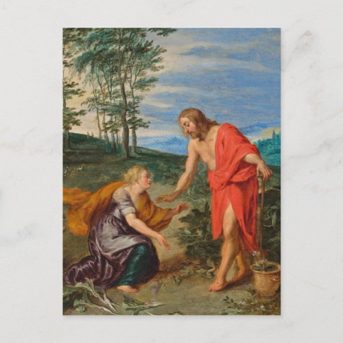 Toli Me Tangere Jesus and Mary Magdalene Postcard