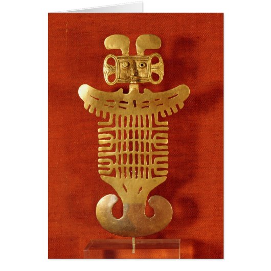 Tolima ornament in the form of a human-headed (Front)