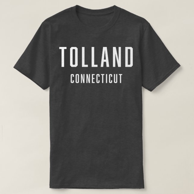 Tolland Connecticut TShirt (Design Front)