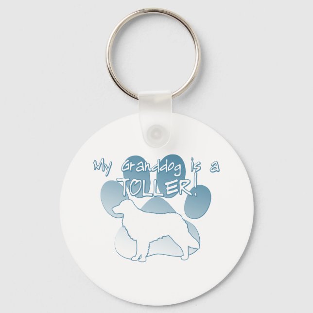Toller Granddog Keychain (Front)