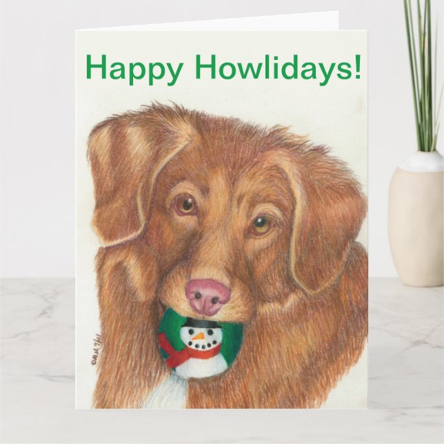 Toller Holiday card (Front)