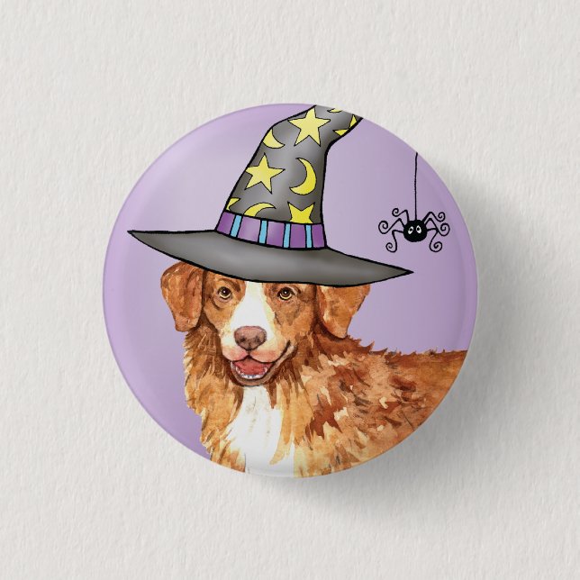Toller Witch Button (Front)