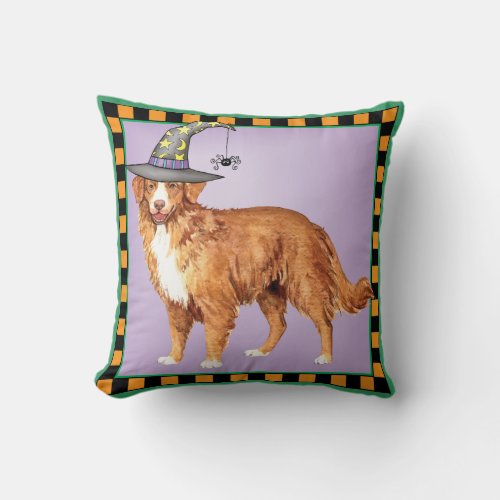 Toller Witch Throw Pillow