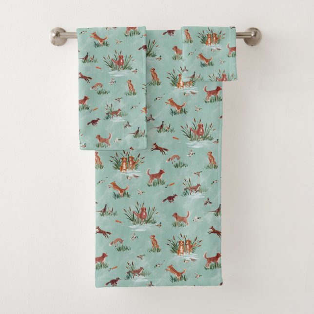 TOLLERS BATH TOWEL SET (Insitu)