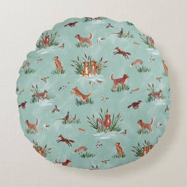 TOLLERS ROUND PILLOW (Front)