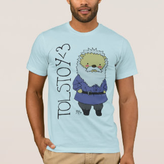 Tolstoy hedgehog t-shirt