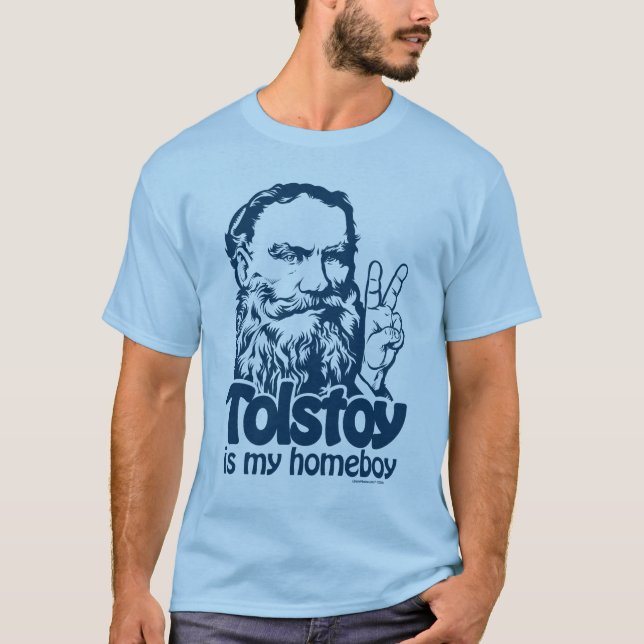Tolstoy is My Homeboy T-Shirt (Front)