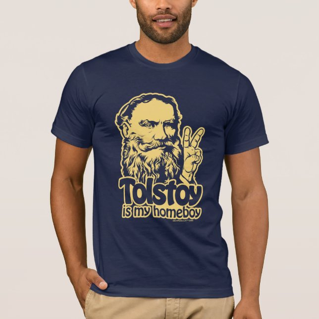 Tolstoy is My Homeboy T-Shirt (Front)