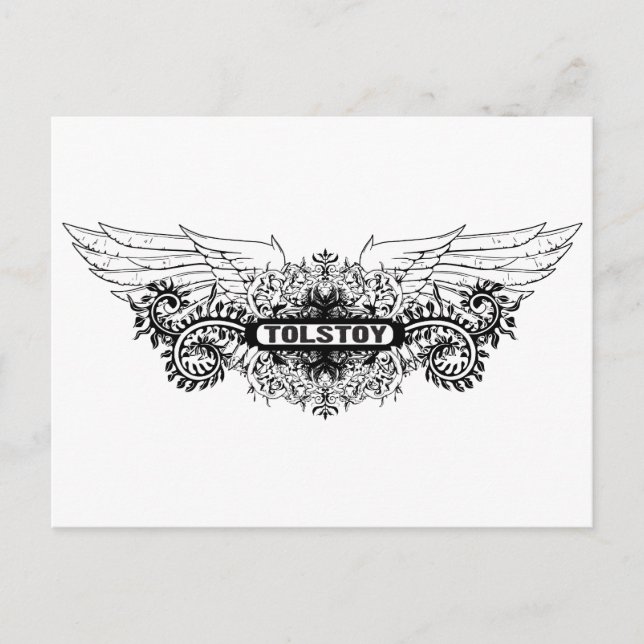 Tolstoy ~ Leo Novelist / Writer Postcard (Front)