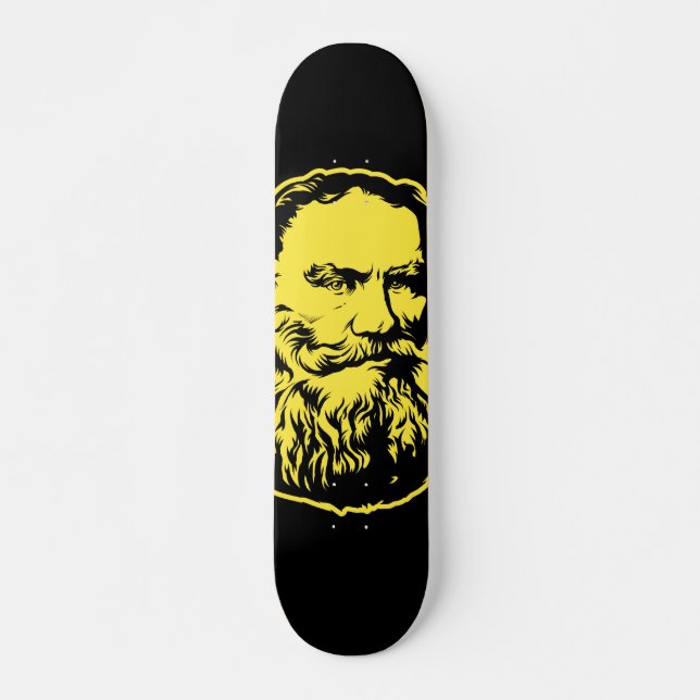Tolstoy Skateboard Deck (Front)