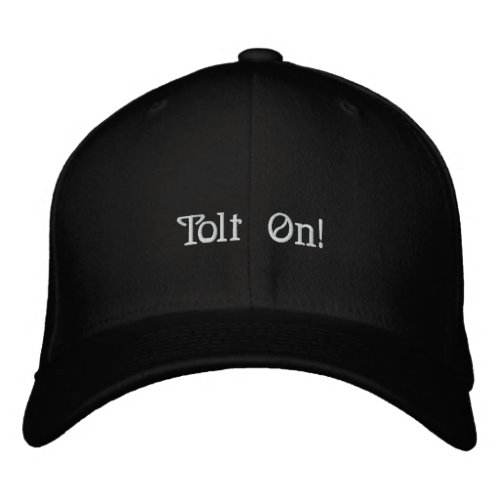 Tolt On Icelandic Horses Embroidered Baseball Cap