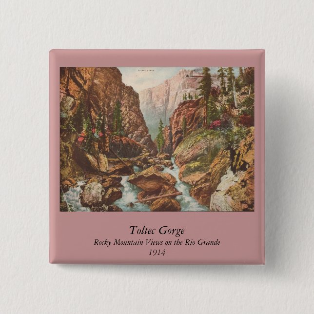 Toltec Gorge Button (Front)