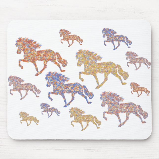 Tölter - flock mouse pad (Front)