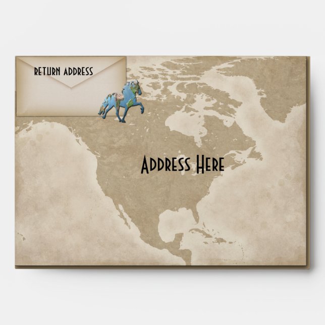 Tolting the World Envelope (Front)