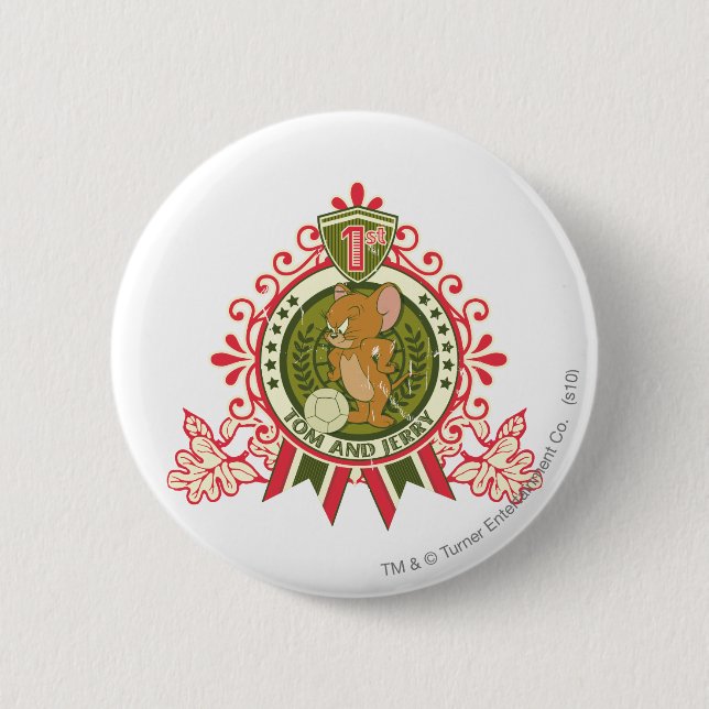Tom and Jerry 1st Place 3 Pinback Button (Front)