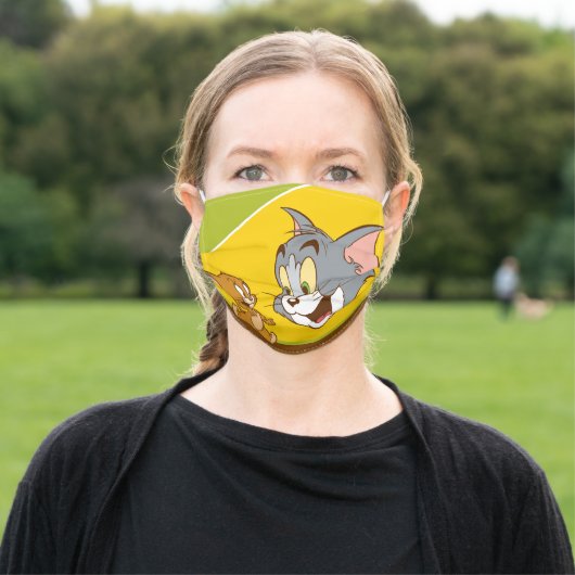 Tom And Jerry Adult Cloth Face Mask (Outside)