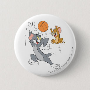 Tom and Jerry Basketball 1 Button