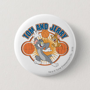 Tom and Jerry Basketball 4 Button