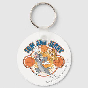 Tom and Jerry Basketball 4 Keychain