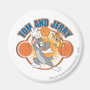 Tom and Jerry Basketball 4 Magnet