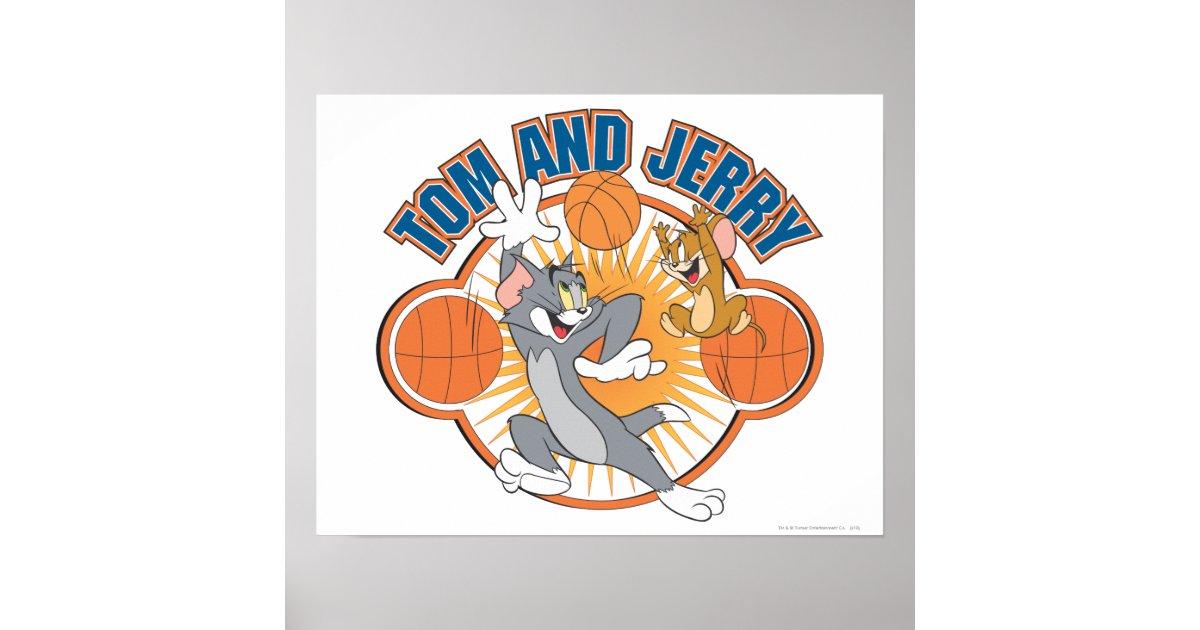 tom-and-jerry-basketball-4-poster-zazzle