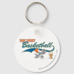 Tom and Jerry Basketball 5 Keychain