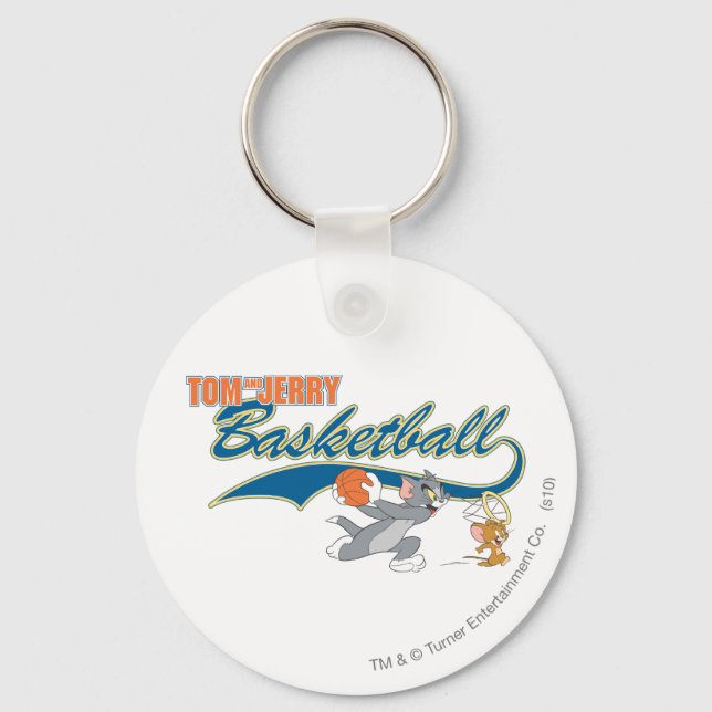 Tom and Jerry Basketball 5 Keychain (Front)