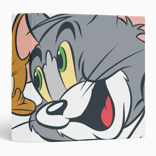 Tom and Jerry Best Buds 3 Ring Binder (Front/Spine)