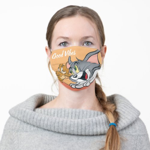 Tom and Jerry Best Buds Adult Cloth Face Mask