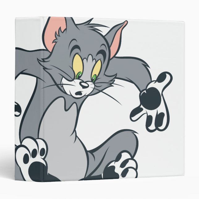Tom and Jerry Black Paw Cat Binder (Front/Spine)