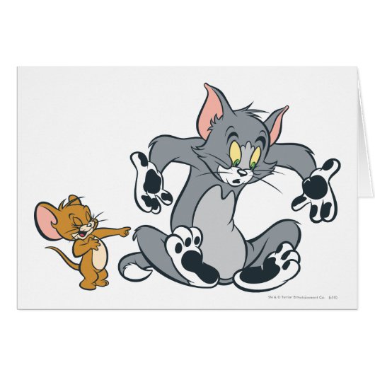 Tom and Jerry Black Paw Cat Cards (Front Horizontal)