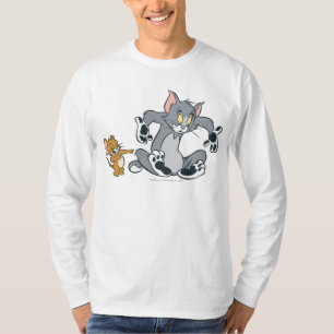Tom and Jerry Black Paw Cat T-Shirt