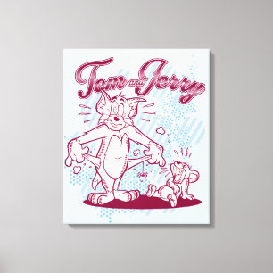 Tom and Jerry Broke Canvas Print