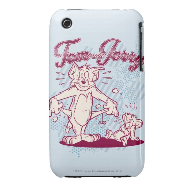 Tom and Jerry Broke Case-Mate iPhone 3 Case (Back)
