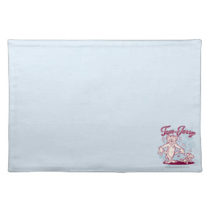 Tom and Jerry Broke Cloth Placemat