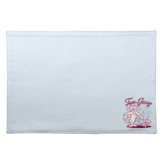 Tom and Jerry Broke Cloth Placemat (Front)