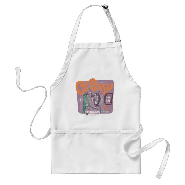 Tom and Jerry Cat Snap Adult Apron (Front)