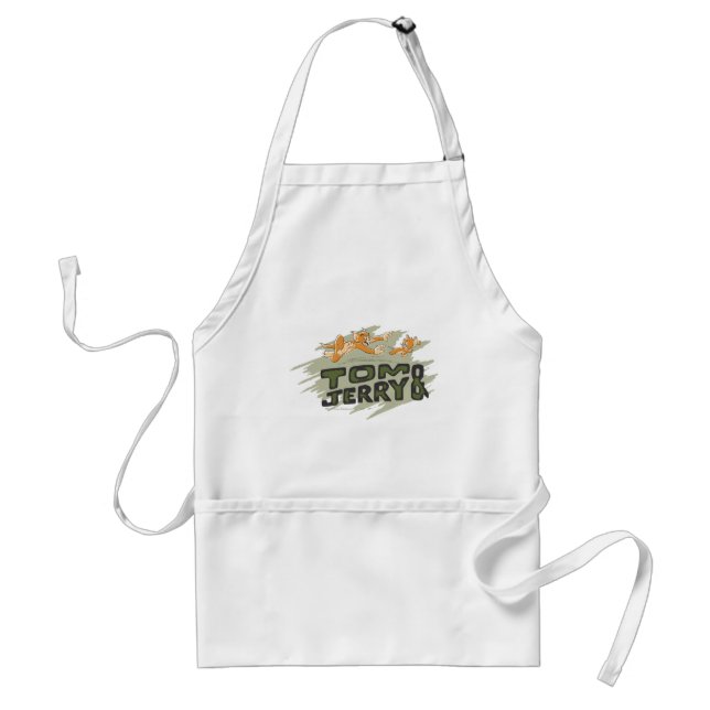 Tom and Jerry Chase Logo Adult Apron (Front)