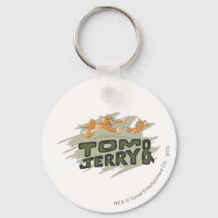 Tom and Jerry Chase logo Keychain