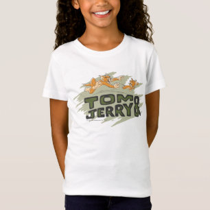 Tom and Jerry Chase Logo T-Shirt